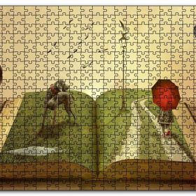 Cakapuzzle Yazarın Kreatif Dünyası Mdf 120 Parça Puzzle