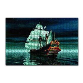 Cakapuzzle Yelkenli Fantastik Gemi 120 Parça Ahşap Puzzle