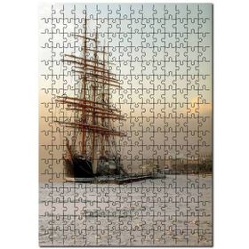 Cakapuzzle Yelkenli Gemi Doğa Buzdağı Mdf 120 Parça Puzzle