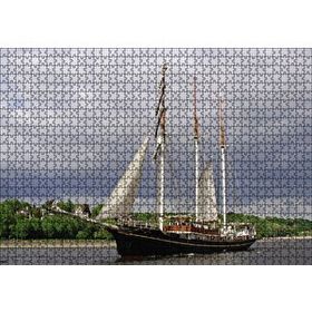 Cakapuzzle Yelkenli Tekne 120 Parça Ahşap Puzzle