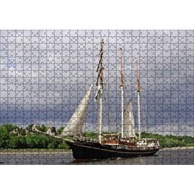 Cakapuzzle Yelkenli Tekne 120 Parça Ahşap Puzzle
