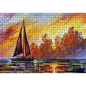 Cakapuzzle Yelkenli Teknede Seyat 120 Parça Ahşap Puzzle