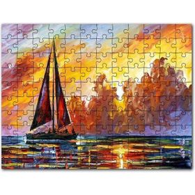 Cakapuzzle Yelkenli Teknede Seyat Mdf 255 Parça Puzzle