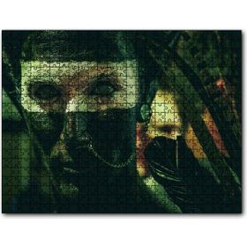 Cakapuzzle Yerel Makyajıyla Bir Genç Yerli Mdf 120 Parça Puzzle