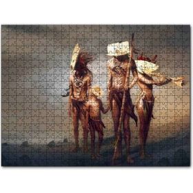 Cakapuzzle Yerli Savaşçı Ailesi Silahlarıyla Mdf 1000 Parça Puzzle