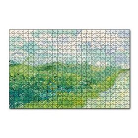Cakapuzzle Yeşil Buğday Tarlaları Vincent Van Gogh 120 Parça Ahşap Puzzle