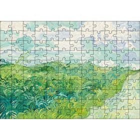 Cakapuzzle Yeşil Buğday Tarlaları Vincent Van Gogh 120 Parça Ahşap Puzzle