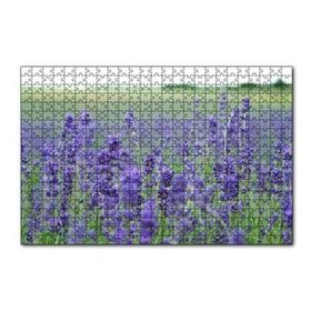 Cakapuzzle Yeşil Çayırlar ve Lavantalar 120 Parça Ahşap Puzzle