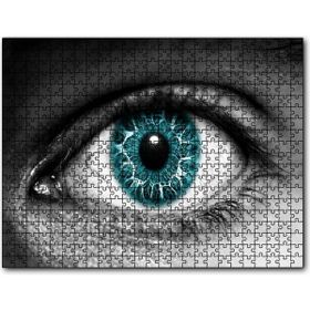 Cakapuzzle Yeşil Göz İris Makro Mdf 1000 Parça Puzzle
