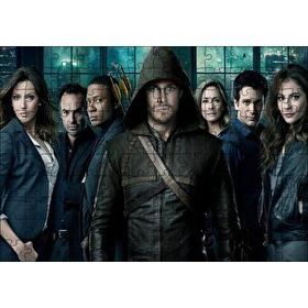 Cakapuzzle Yeşil Ok Filmi Karekterleri Görseli 120 Parça Ahşap Puzzle