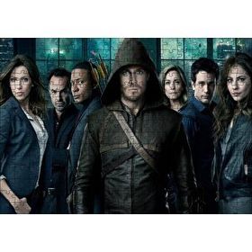 Cakapuzzle Yeşil Ok Filmi Karekterleri Görseli 120 Parça Ahşap Puzzle