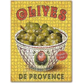 Cakapuzzle Yeşil Sofralık Zeytin Tarz Görseli 120 Parça Puzzle