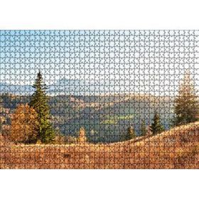 Cakapuzzle Yeşil Tepelerde Güneşli Bir Gün Mdf 1000 Parça Puzzle
