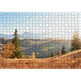 Cakapuzzle Yeşil Tepelerde Güneşli Bir Gün Mdf 500 Parça Puzzle