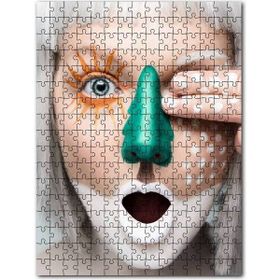 Cakapuzzle Yılbaşı Ağacı Temalı Yüz Boyama 500 Parça Puzzle