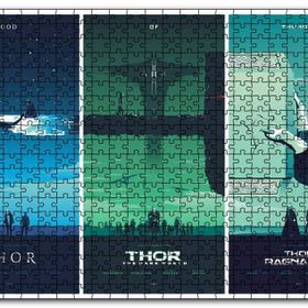 Cakapuzzle Yıldırım Tanrısı Thor Üçlemesi Mdf 120 Parça Puzzle