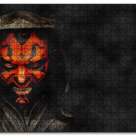 Cakapuzzle Yıldız Savaşları Maskeli Karakter Karanlık Mdf 1000 Parça Puzzle