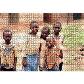 Cakapuzzle Yoksul Ama Mutlu Afrikalı Çocuklar Mdf 1000 Parça Puzzle