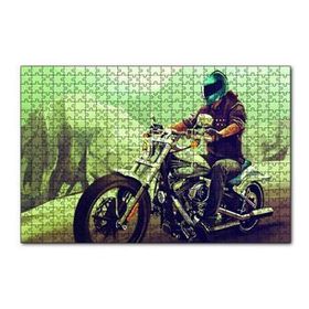 Cakapuzzle Yolda Motorcu 120 Parça Ahşap Puzzle