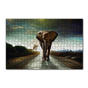 Cakapuzzle Yoldaki Fil 120 Parça Ahşap Puzzle