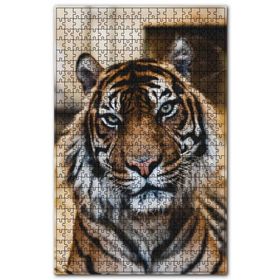 Cakapuzzle Yorgun Kaplan Yakın Çekim Ahşap 1000 Parça Puzzle