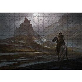 Cakapuzzle Yorgun Savaşçının Kaleye Dönüşü 120 Parça Ahşap Puzzle