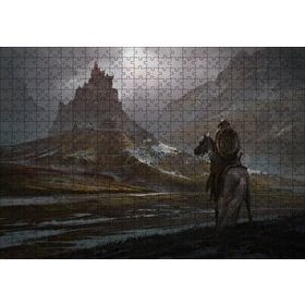 Cakapuzzle Yorgun Savaşçının Kaleye Dönüşü 120 Parça Ahşap Puzzle