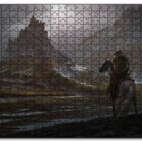 Cakapuzzle Yorgun Savaşçının Kaleye Dönüşü Mdf 120 Parça Puzzle