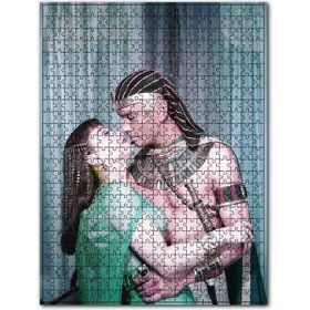 Cakapuzzle Yul Brynner Anne Baxter on Emir Ahşap 255 Parça Puzzle
