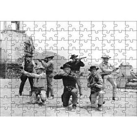 Cakapuzzle Yul Brynner Muhteşem Yedili 120 Parça Ahşap Puzzle