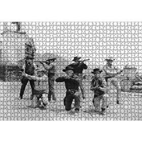 Cakapuzzle Yul Brynner Muhteşem Yedili 120 Parça Ahşap Puzzle