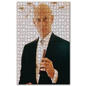 Cakapuzzle Yul Brynner Smokin ve Purolu Ahşap 1000 Parça Puzzle