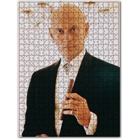 Cakapuzzle Yul Brynner Smokin ve Purolu Ahşap 255 Parça Puzzle