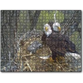 Cakapuzzle Yuvalarında Kartallar ve Yavruları Puzzle