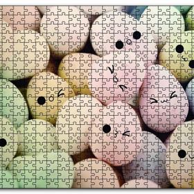 Cakapuzzle Yüz İfadeli Yumurtalar Ahşap 255 Parça Puzzle