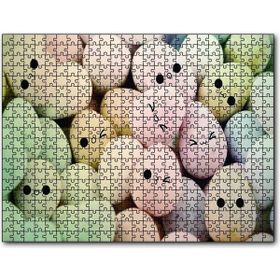 Cakapuzzle Yüz İfadeli Yumurtalar Ahşap 255 Parça Puzzle