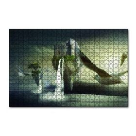 Cakapuzzle Yüzen Kale Su Doğa Kuşlar Martı Deniz 120 Parça Puzzle