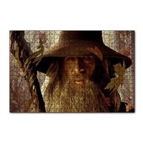 Cakapuzzle Yüzüklerin Efendisi Gandalf Yakın Plan 120 Parça Ahşap Puzzle