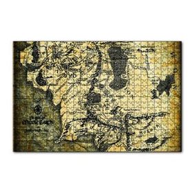Cakapuzzle Yüzüklerin Efendisi Harita 120 Parça Ahşap Puzzle