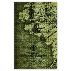 Cakapuzzle Yüzüklerin Efendisi Harita 120 Parça Ahşap Puzzle