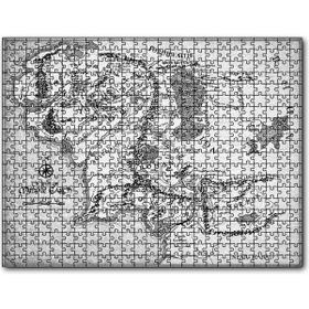 Cakapuzzle Yüzüklerin Efendisi Harita Mdf 255 Parça Puzzle