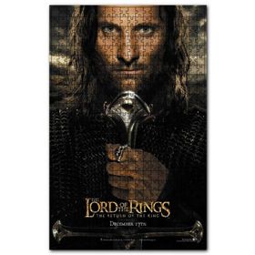 Cakapuzzle Yüzüklerin Efendisi Kralın Dönüşü Aragorn Ahşap 500 Parça Puzzle