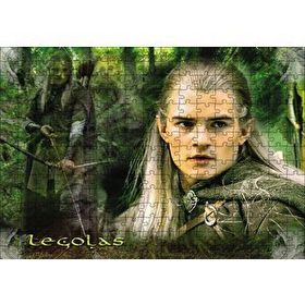 Cakapuzzle Yüzüklerin Efendisi Legolas Orlando Bloom 120 Parça Ahşap Puzzle