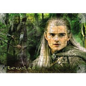 Cakapuzzle Yüzüklerin Efendisi Legolas Orlando Bloom 120 Parça Ahşap Puzzle