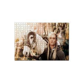 Cakapuzzle Yüzüklerin Efendisi Legolas ve Beyaz Atı 120 Parça Ahşap Puzzle