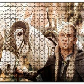 Cakapuzzle Yüzüklerin Efendisi Legolas ve Beyaz Atı Mdf 120 Parça Puzzle