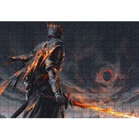 Cakapuzzle Yüzüklerin Efendisi Nazgul ve Ateş Kılıcı 120 Parça Ahşap Puzzle