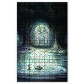 Cakapuzzle Yüzüklerin Efendisi Tılsımlı Kapı Ahşap 500 Parça Puzzle