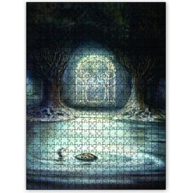 Cakapuzzle Yüzüklerin Efendisi Tılsımlı Kapı Ahşap 500 Parça Puzzle