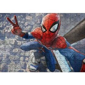 Cakapuzzle Zafer İşaretli Örümcek Adam 120 Parça Ahşap Puzzle